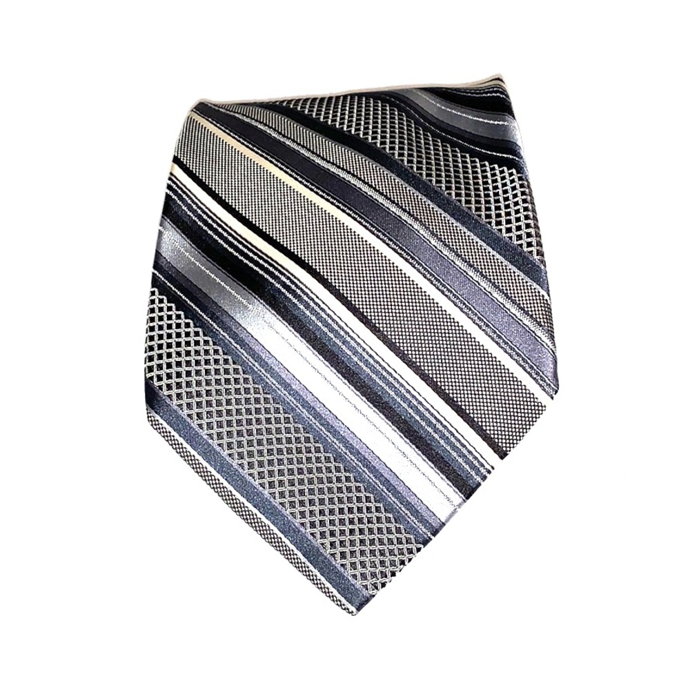 Pronto Uomo Striped Silk Tie NWOT